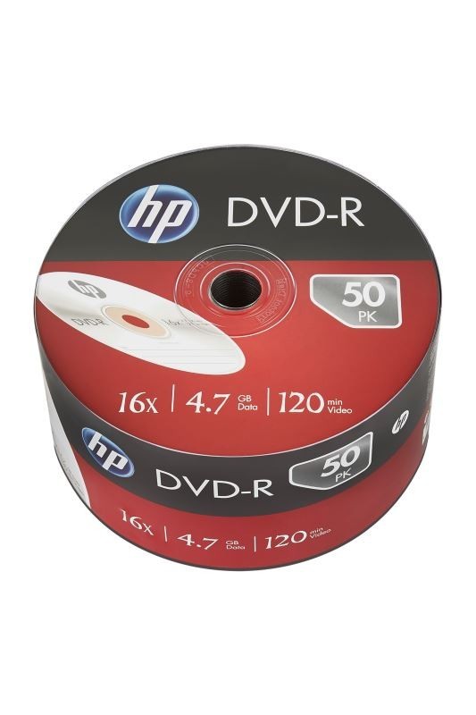 DVD-R HP 4,7 GB (120min) 16x 50-spindle bulk