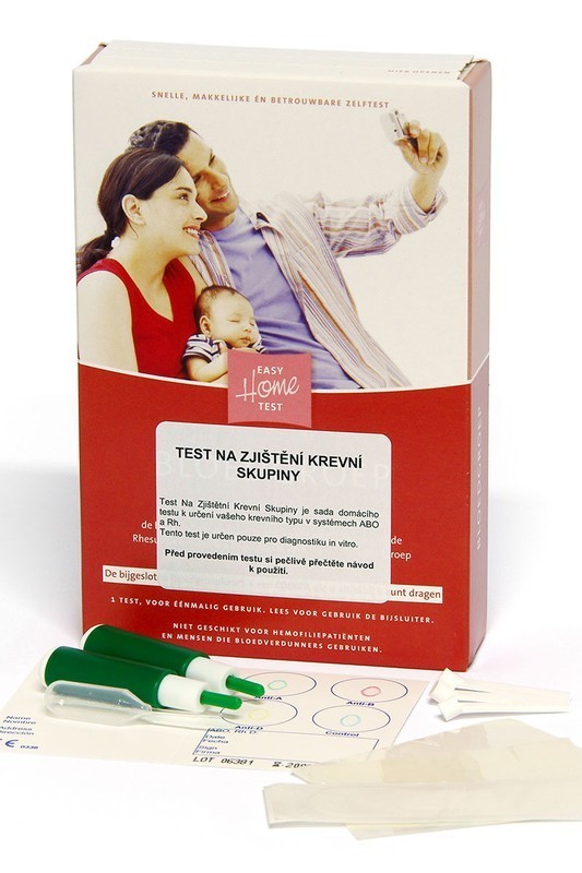 MiraTes test na zistenie krvnej skupiny 1 ks