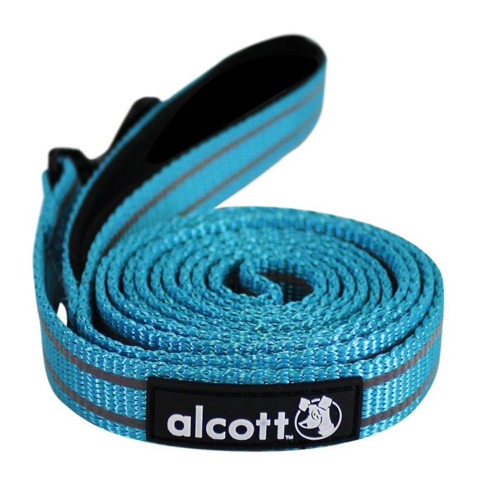 Alcott reflexné vodítko pre psy, modré, veľkosť L