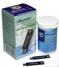 eBsensor Proužky ke Glukometru 50 ks