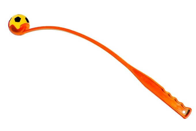 Karlie vrhač loptičiek, oranžový, 64cm