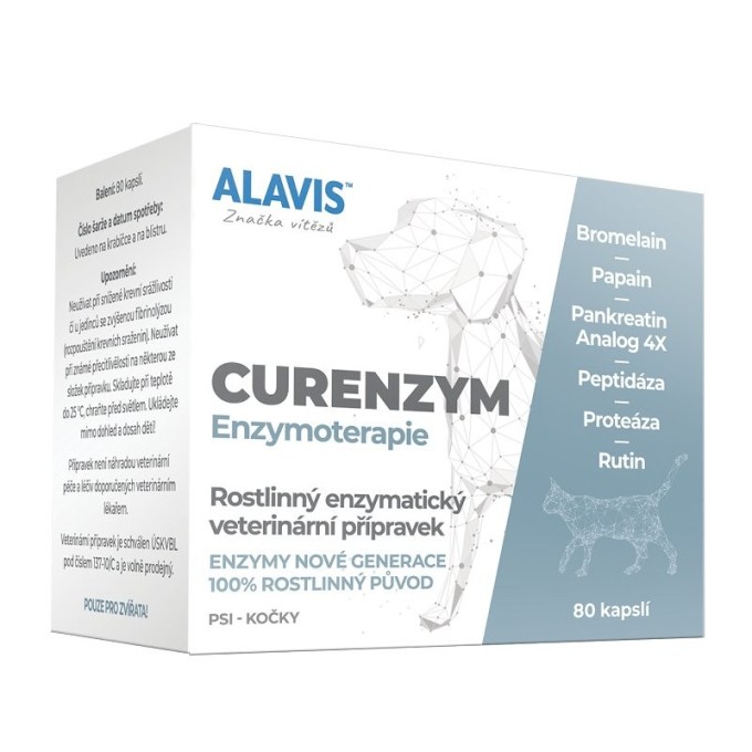 ALAVIS CURENZYM Enzymoterapia 80 kapsúl