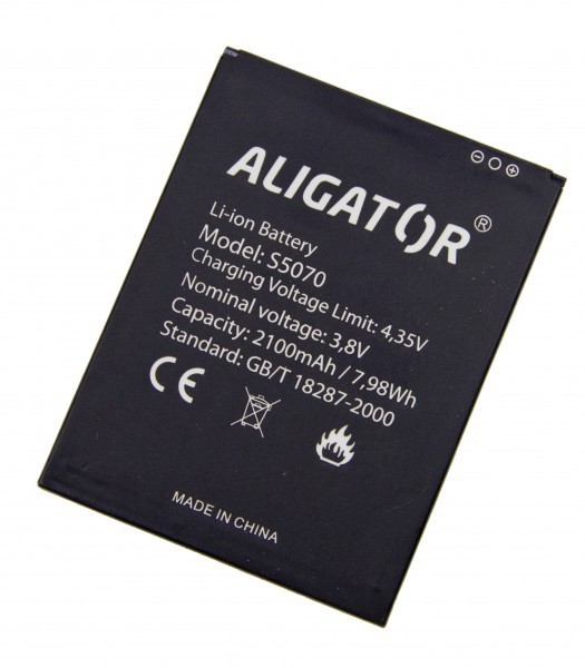 Bat. ALIGATOR S5070, S5066 Duo, Li-Ion 2100mAh
