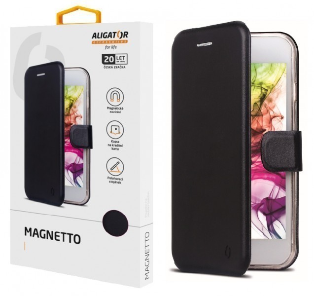 Pouzdro ALIGATOR Magnetto iPhone 13 mini, Black