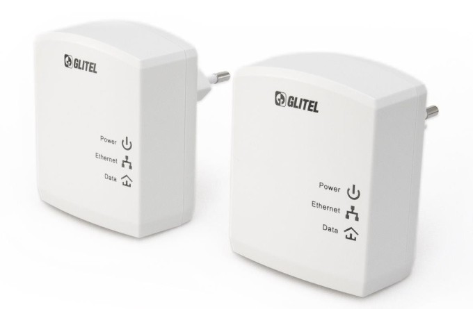 Powerline Glitel GP-7420 - Adaptéry pre internet cez elektrickú sieť