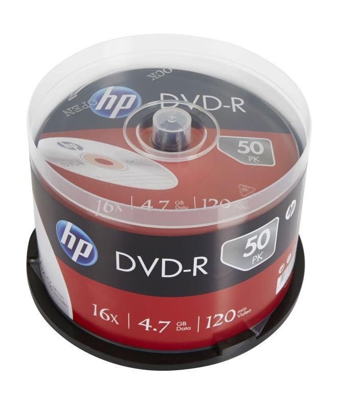 DVD-R HP 4,7 GB (120min) 16x 50-cake