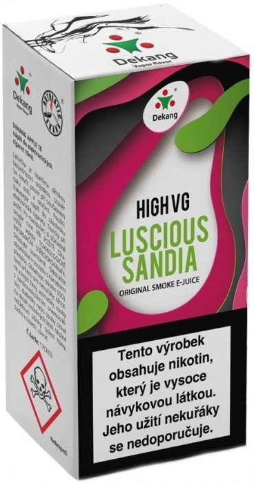 Liquid Dekang High VG Luscious Sandia 10ml - 1,5mg (Vodný melón)