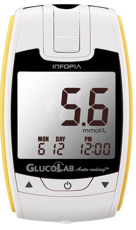 Glukometer GlucoLab s 25ks test.proužků + 25 lanciet