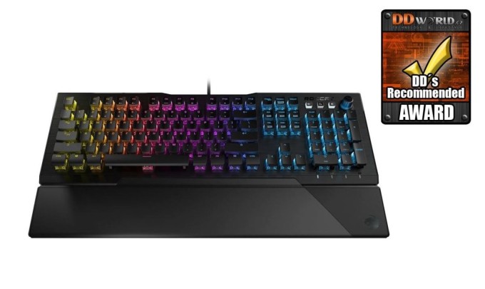 ROCCAT mechanická herní klávesnice Vulcan 121 AIMO, Titan Switch Tactile, RGB, US Layout, černá