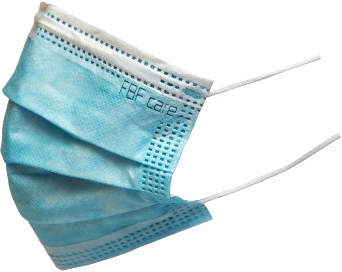 Rouška FBFCZ IIR 50ks modrá