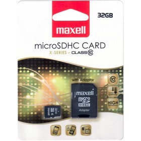 MAXELL MicroSDHC 32GB CL10 + adpt 854718