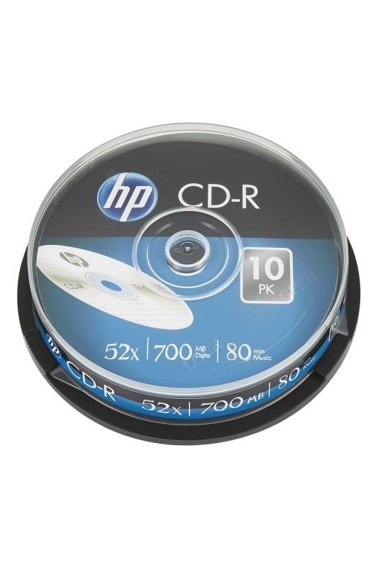 CD-R HP 700MB (80min) 52x 10-spindl