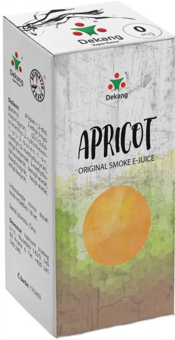 Liquid Dekang Apricot 10ml - 0mg (Marhuľa)