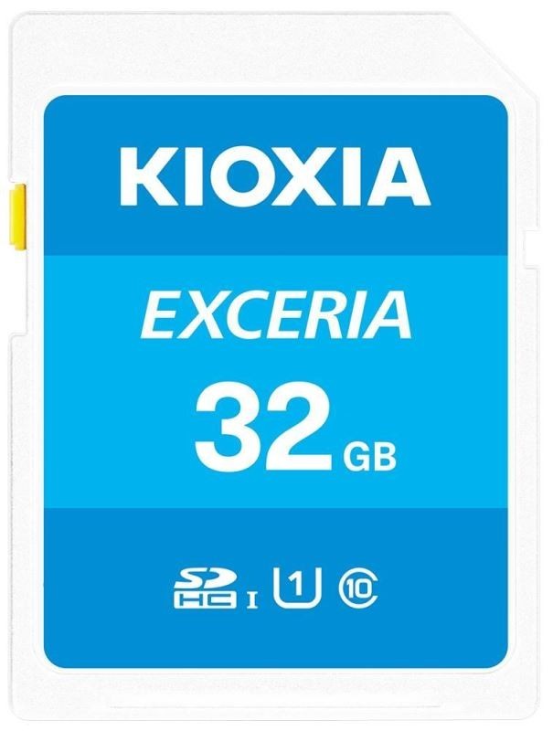 SDHC 32GB paměťová karta Kioxia EXCERIA N203, UHS-I (U1) (100MB/s) Class 10