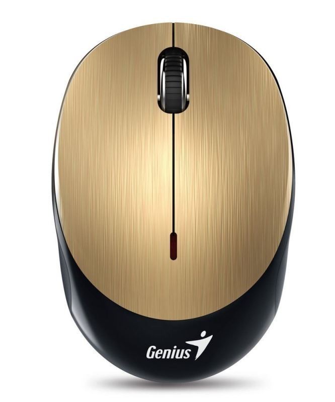 Myš Genius NX-9000BT bezdrátová, optická, Bluetooth 4.0, 1200 dpi, dobíjecí baterie, zlatá
