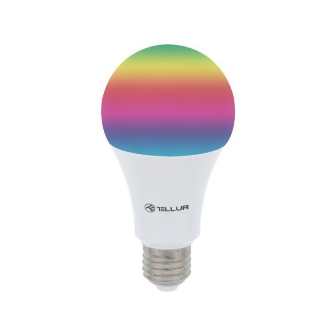 Tellur WiFi Smart RGB žárovka E27, 10 W, bílá, teplá bílá