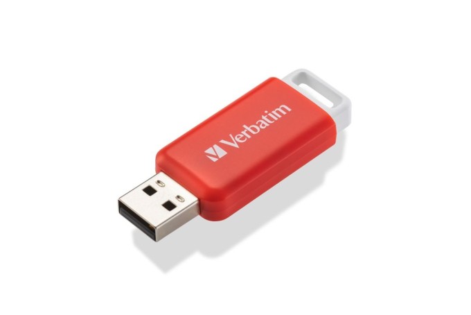 16GB USB Flash 2.0 DataBar červený Verbatim