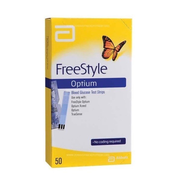 FreeStyle Optium testovacie prúžky 50 ks