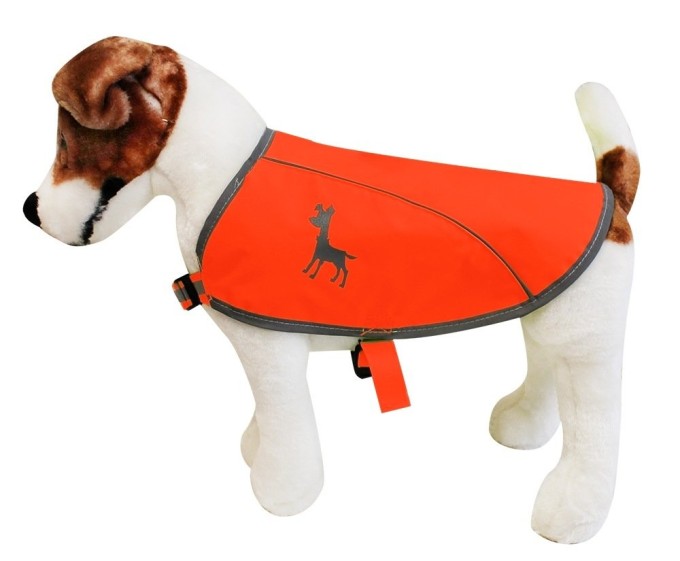 Alcott reflexná vesta pre psy, oranžová, veľkosť S