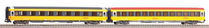 Piko Sada 2 osobních vagónů Eurofima Ampz 1. tř. a Bmz 2. tř. Regiojet VI - 58222