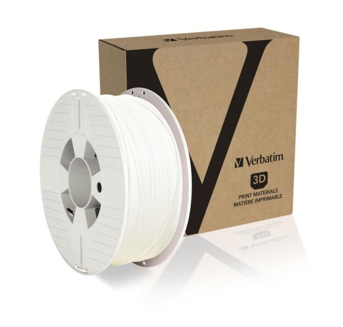 Verbatim ABS struna 1,75 mm pro 3D tiskárnu, 1kg,  Bílá (WH1)