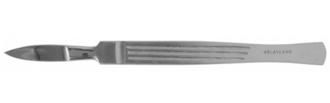 Skalpel hrotnatý typ č. 13 - 3cm