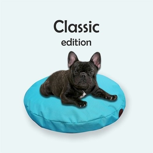 REDANT Pelech pro psy Polštář kulatý Puff Mentolová