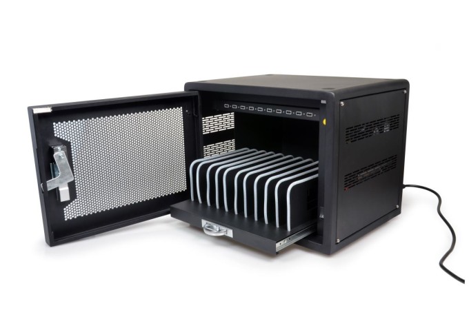 PORT CONNECT CHARGING CABINET 10 UNITS, černý a béžový
