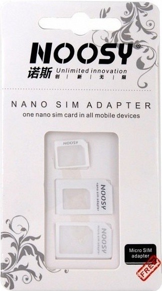 OEM Adaptér NOOSY Sim Card(NANO/MICROSIM) + klíček