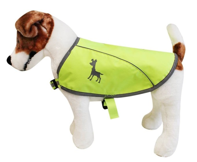 Alcott Reflexná vesta pre psy, žltá, veľkosť L