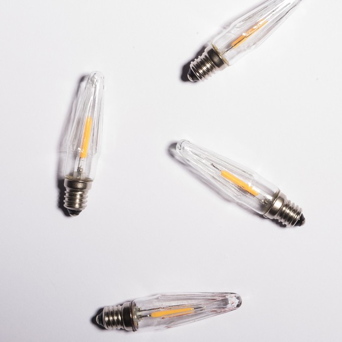 BALENÍ  Asteria čirá FILAMENT 14V/0,1W, v balení 100 ks