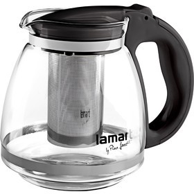LAMART LT7027 kanvica 1,5L čierna VERRE