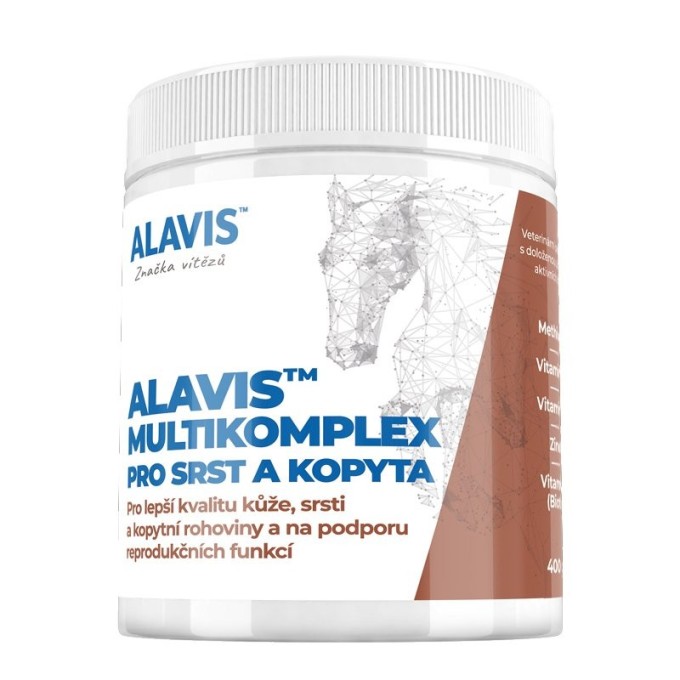 ALAVIS Multikomplex pre srsť a kopytá 400g