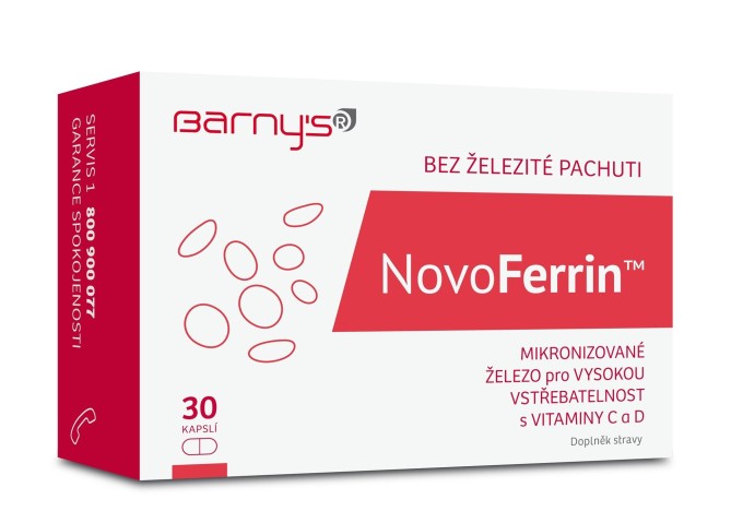 Barnys NovoFerrin™ 30 kapslí
