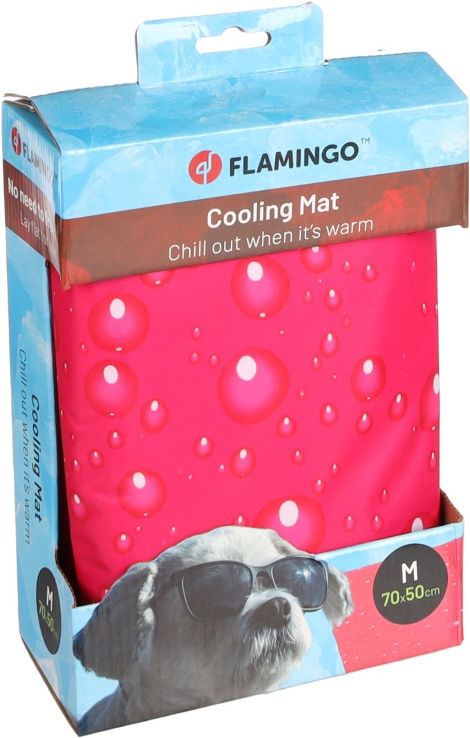 Flamingo Chladící podložka fuchsiová M 70x50cm
