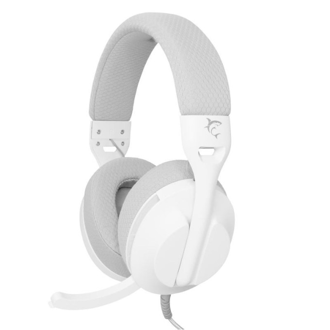 White Shark herní headset PARROT, pro PC, PS4/PS5, Mac, bílá
