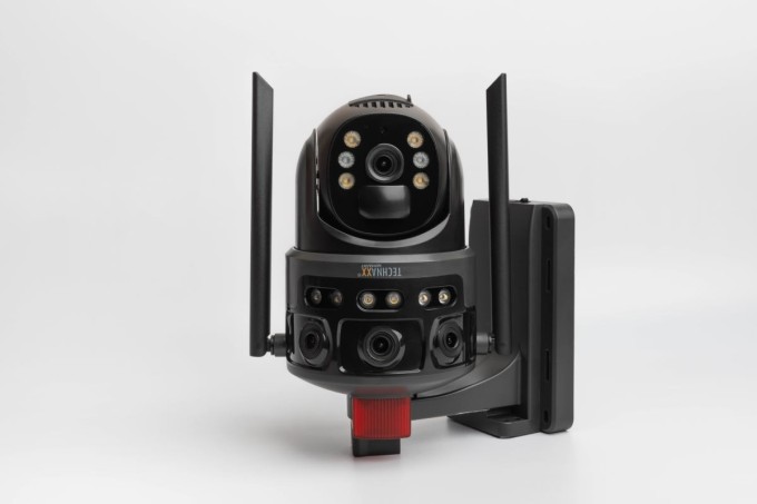 Technaxx 4G PT Dome, bezpečnostní kamera se solárním panelem a dobíjecí baterií (TX-329)