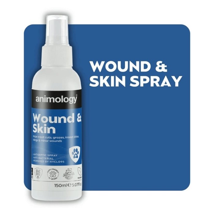 Animology Wound & Skin sprej na rány a kůži pro psy 150ml