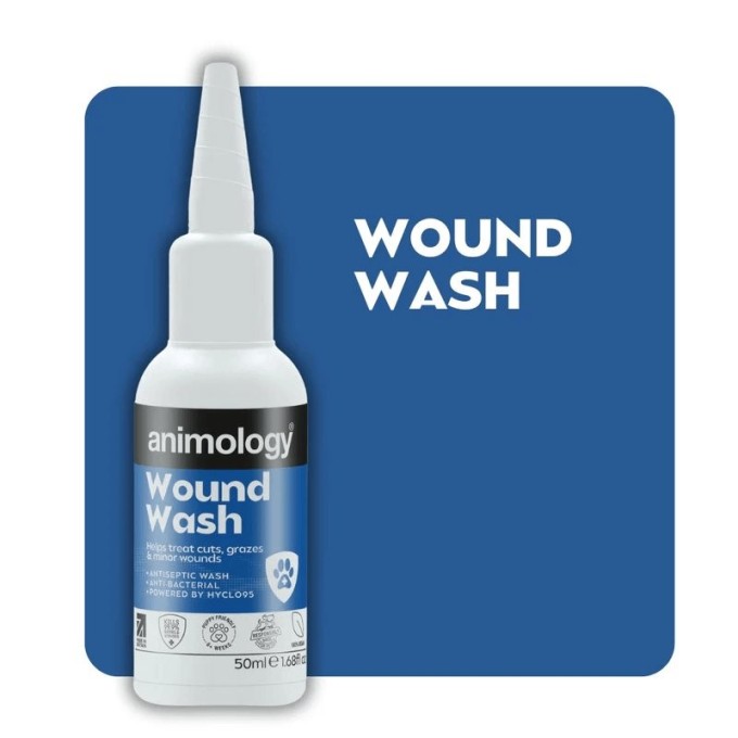 Animology Wound Wash roztok na rány pro psy 50ml