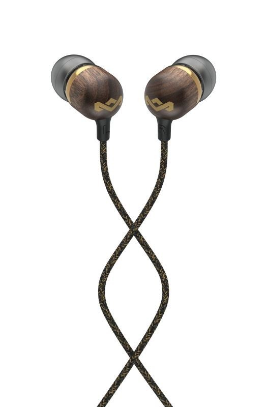 House of Marley Smile Jamaica, sluchátka do uší USB-C s mikrofonem, Brass