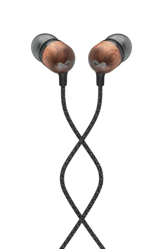 House of Marley Smile Jamaica, sluchátka do uší USB-C s mikrofonem, Signature Black