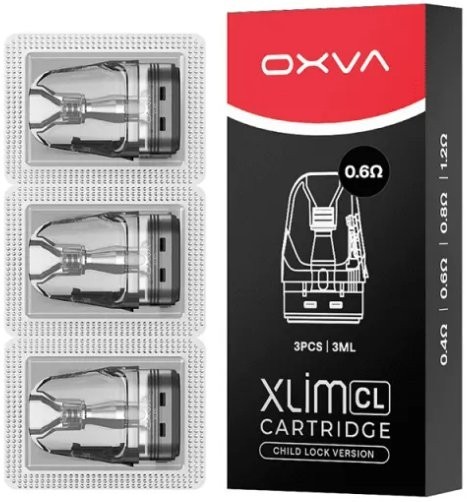 OXVA Xlim CL Pod Top Fill cartridge 0,6ohm 3ml 3Pack