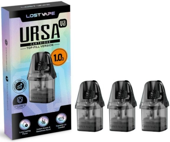 Lost Vape Ursa Pod V3 cartridge 1ohm 2,5ml 3Pack