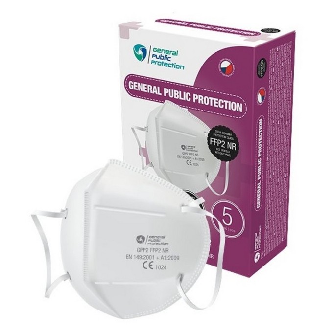 General Public Protection respirátor FFP2 5ks