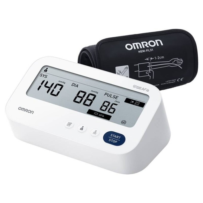 Tlakomer OMRON M3 Comfort AFib + adaptér