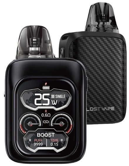 Lost Vape URSA Baby 3 Pro Pod elektronická cigareta 1300mAh Black Carbon