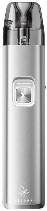 Elf Bar ELFX 2 elektronická cigareta 1700mAh Titanium Silver