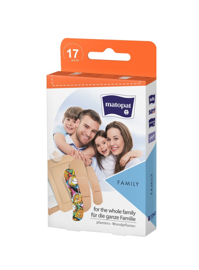 Matopat FAMILY náplast různé velikosti 17ks