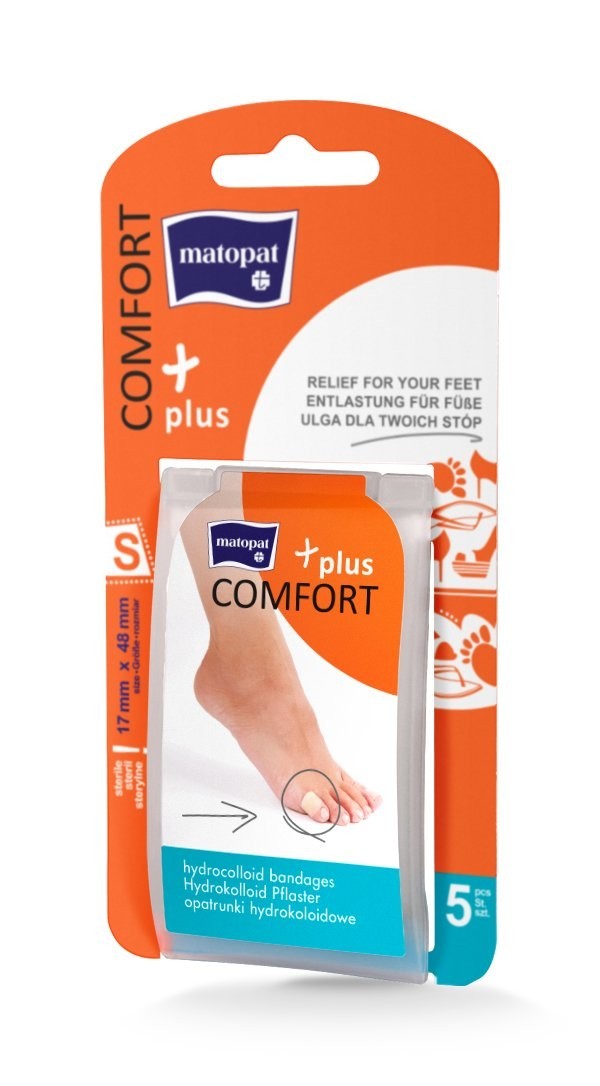 Matopat Comfort Plus hydrokoloidní náplast S 17x48mm 5ks