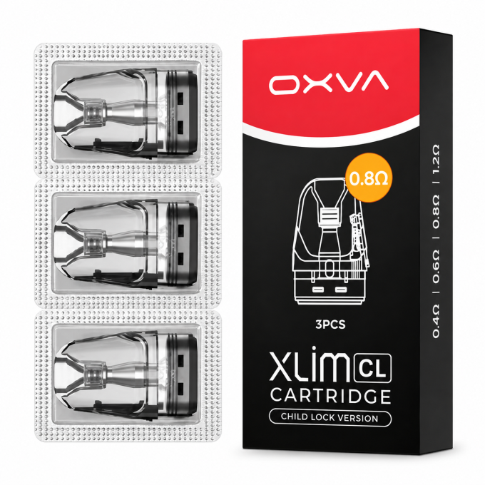 OXVA Xlim V3 CL Top Fill náhradní cartridge 3 ks 0,8 ohm